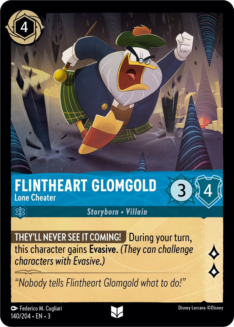 Flintheart Glomgold - Lone Cheater (140/204) [Into the Inklands]