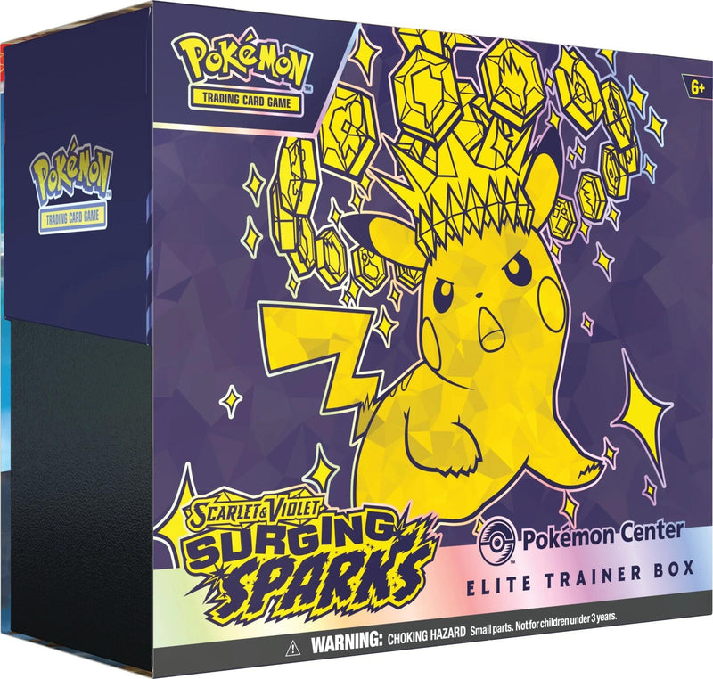 Scarlet & Violet: Surging Sparks - Elite Trainer Box (Pokemon Center Exclusive)