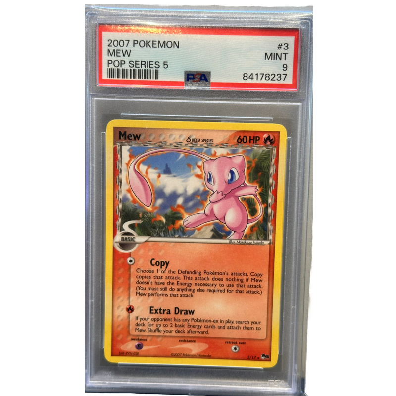 2007 Pokemon Mew PSA 9