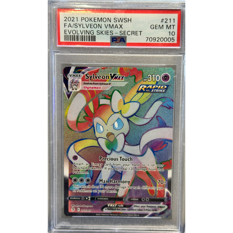 2021 Pokemon Sylveon VMAX PSA 10