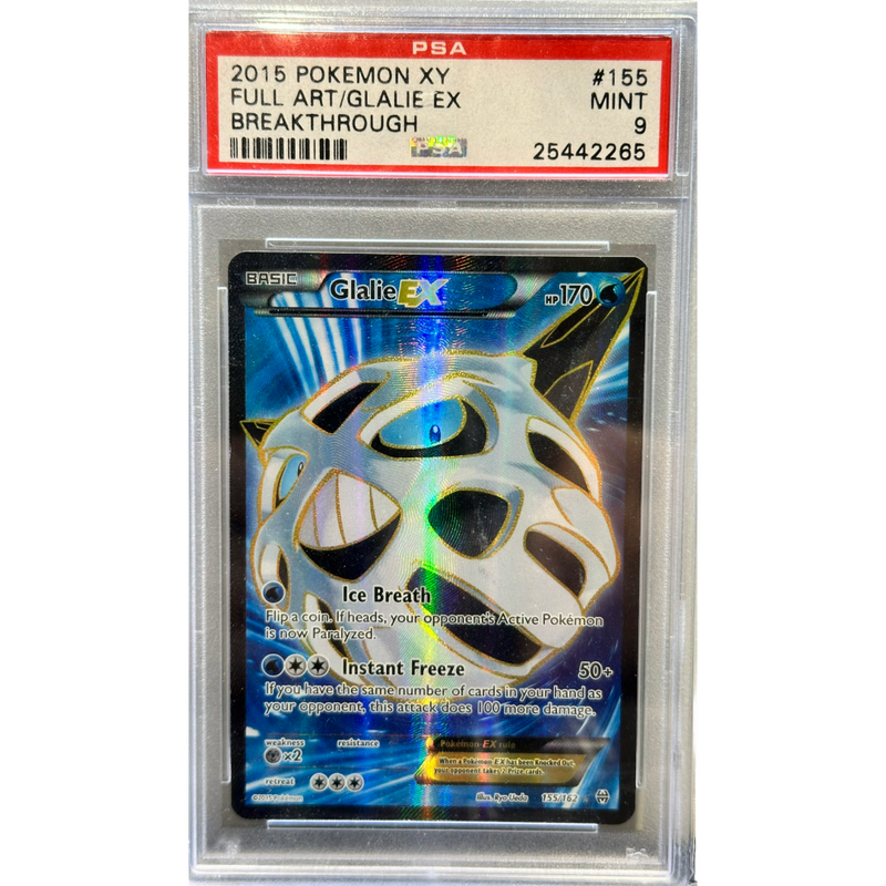 2015 Pokemon Glalie EX PSA 9