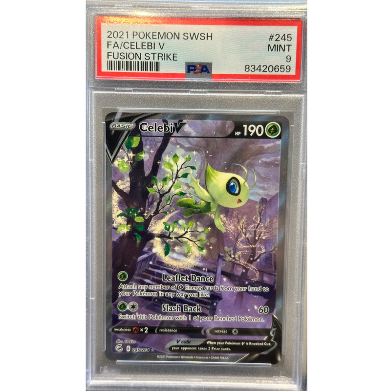 2021 Pokemon Celebi V PSA 9