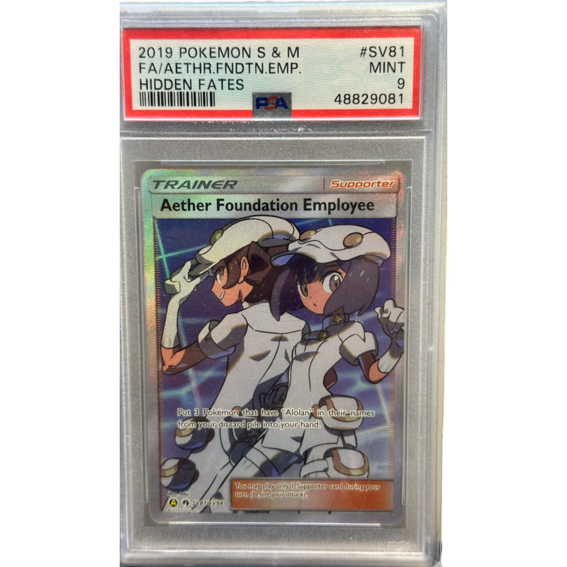 2019 Pokemon Aether Foundation Employee PSA 9