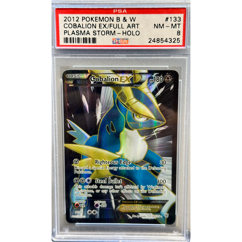 2012 Pokemon Cobalion Ex PSA 8