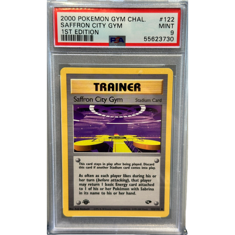 2000 Pokemon Saffron City Gym PSA 9