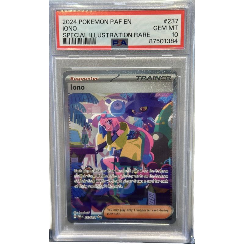 2024 Pokemon Iono Trainer PSA 10