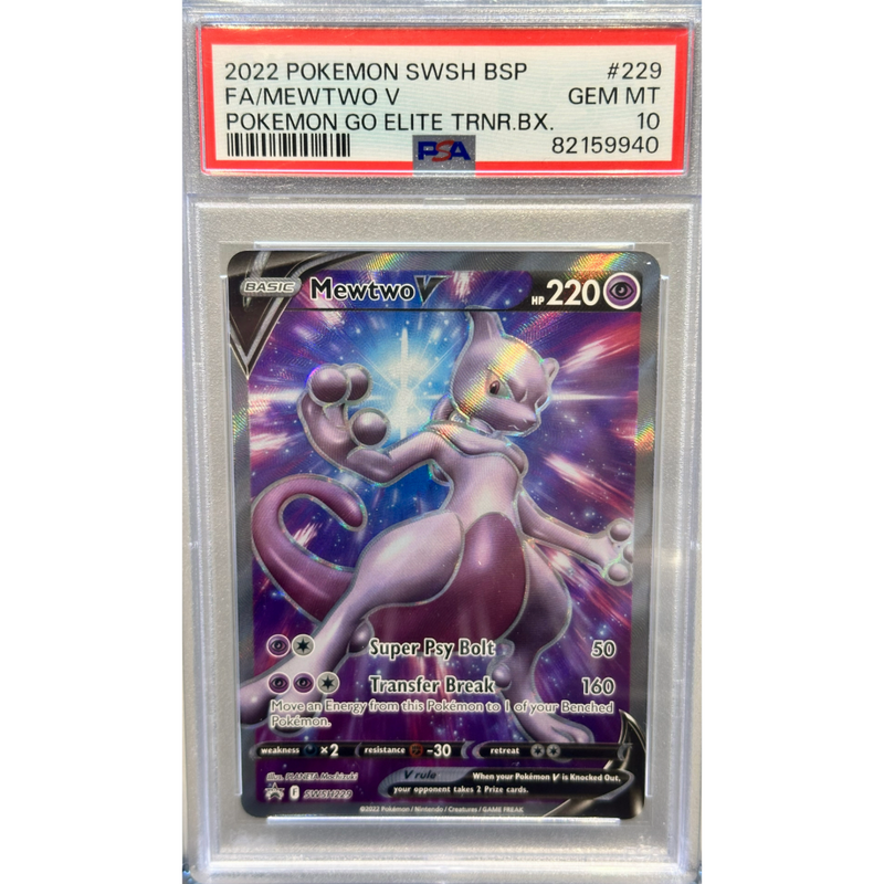 2022 Pokemon Mewtwo V PSA 10