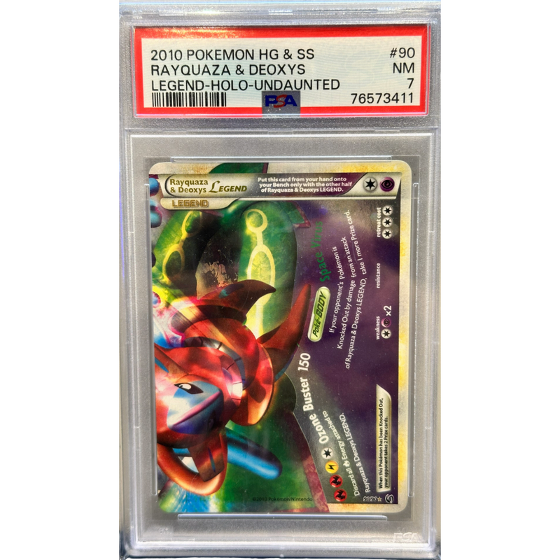 2010 Pokemon Rayquaza & Deoxys PSA 7