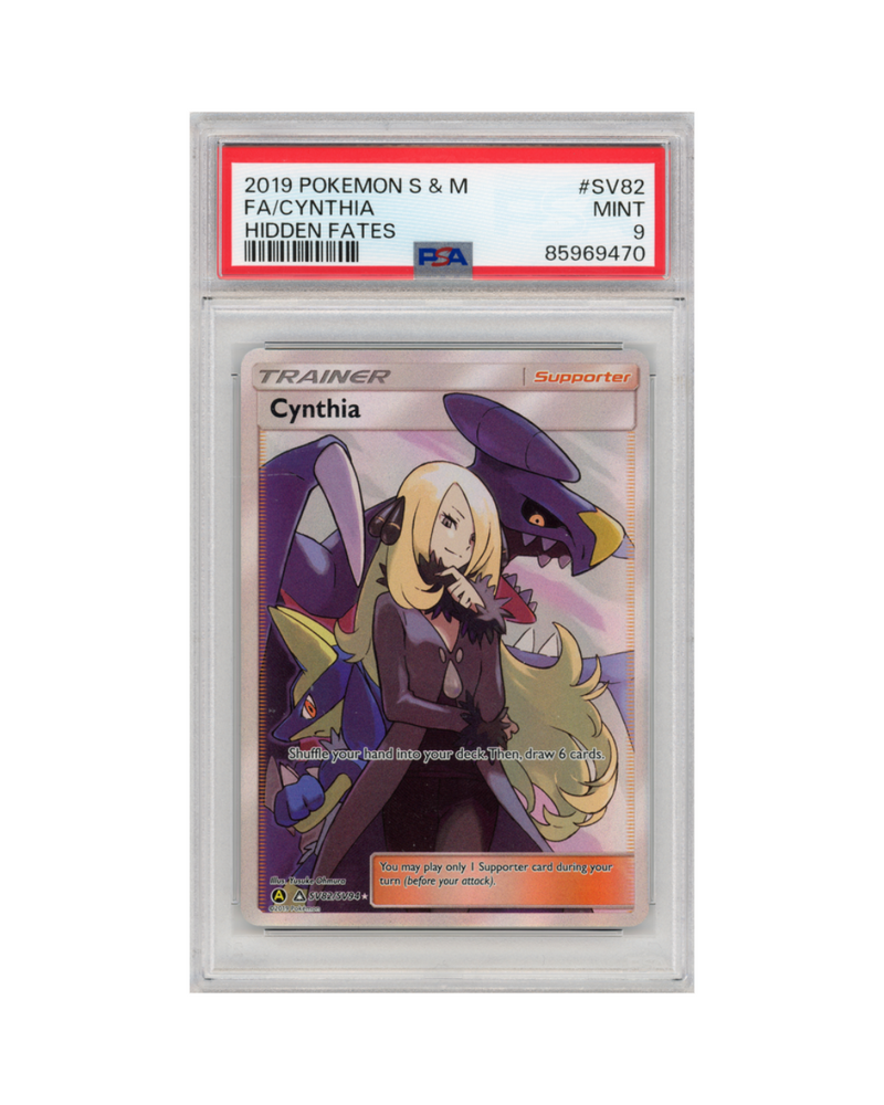 2019 Pokémon FA Cynthia PSA 9