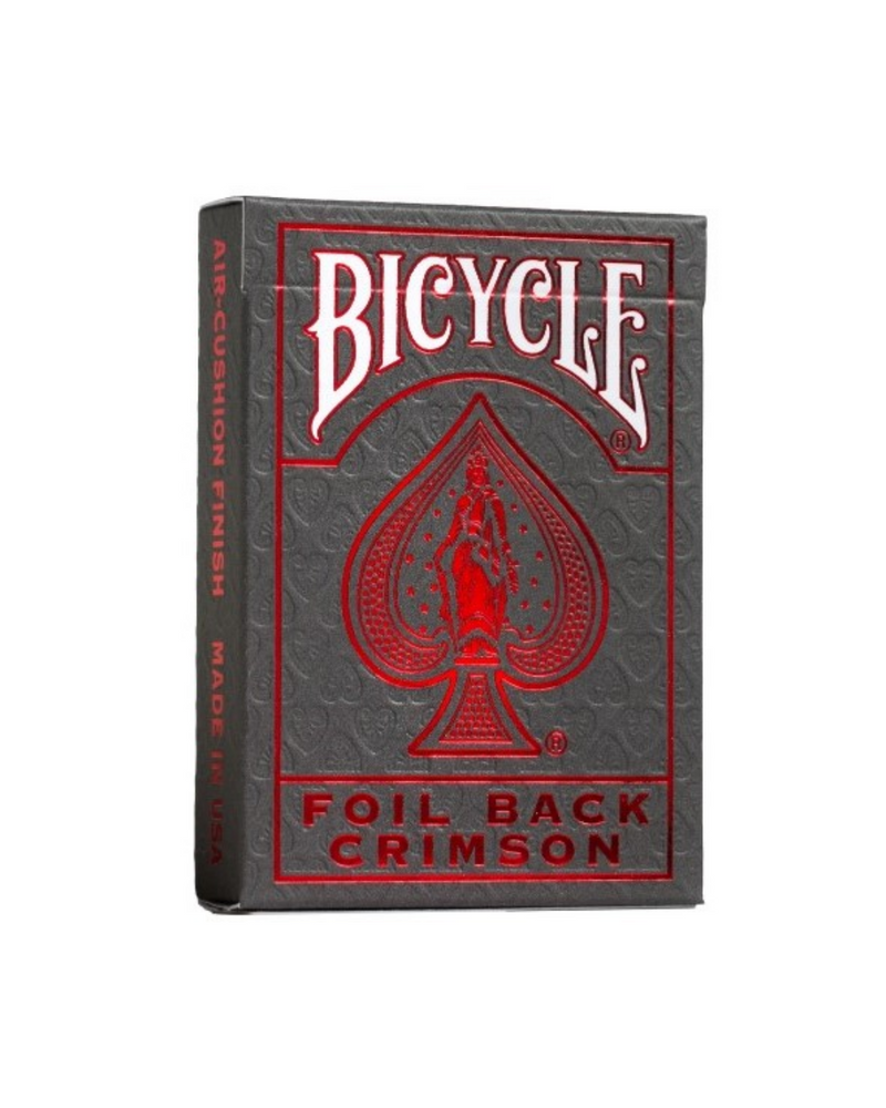 Bicycle Foil Metalluxe Red Playing Cards