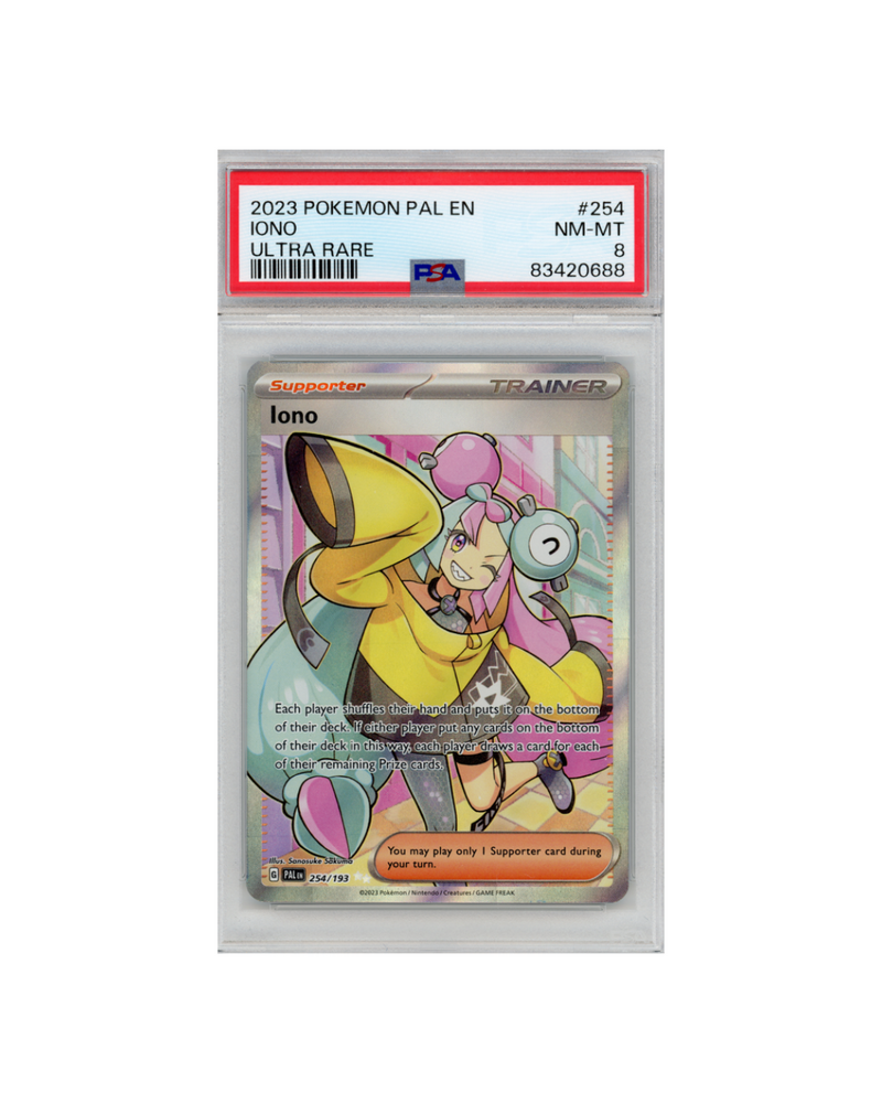 2023 Pokemon Iono PSA 8