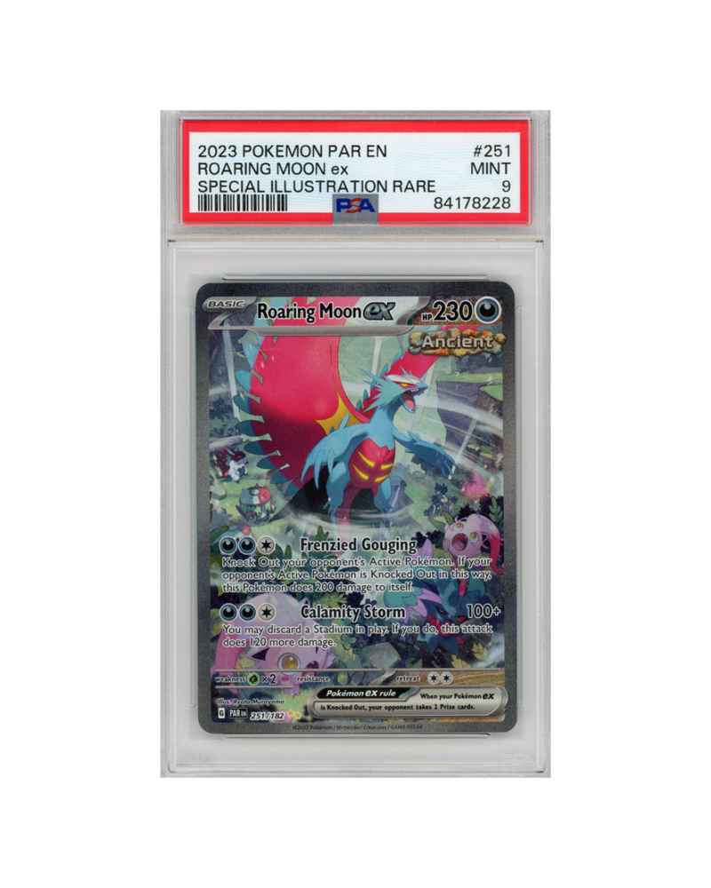 2023 Pokemon Roaring Moon ex PSA 9