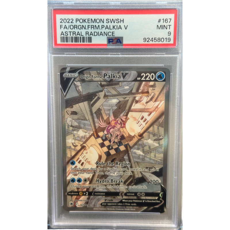 2022 Pokemon Origin Forme Palkia V PSA 9