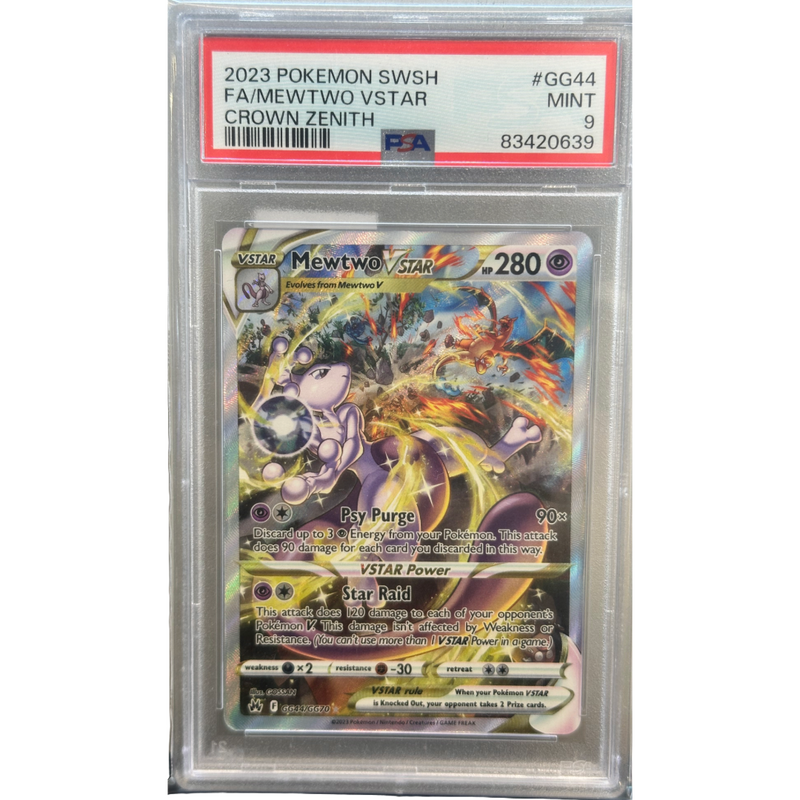 2023 Pokemon Mewtwo Vstar PSA 9