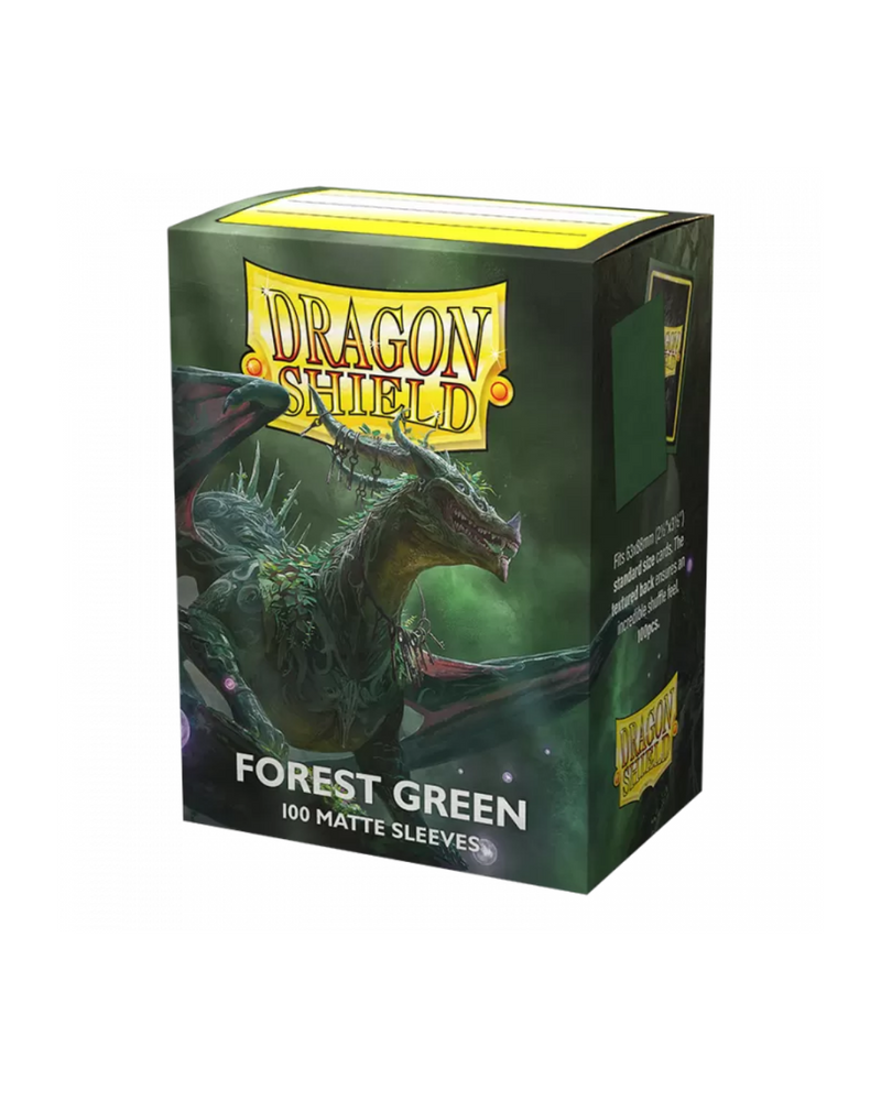 Sleeves - Dragon Shield - Box 100 - Forest Green MATTE