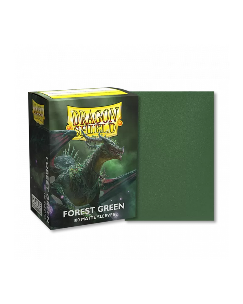 Sleeves - Dragon Shield - Box 100 - Forest Green MATTE