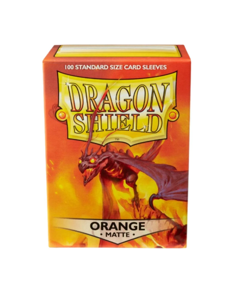 Sleeves - Dragon Shield - Box 100 - Orange Matte