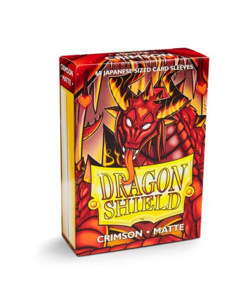 Sleeves - Dragon Shield Japanese - Box 60 - Crimson Matte