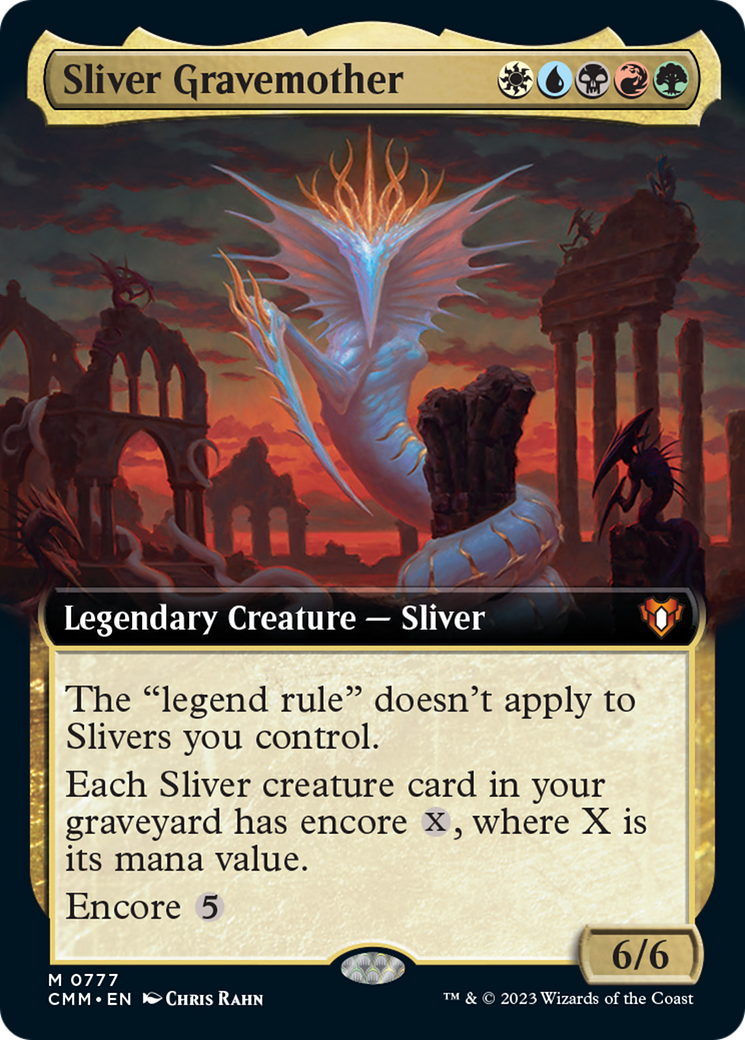 Sliver Gravemother (Extended Art) [Commander Masters]