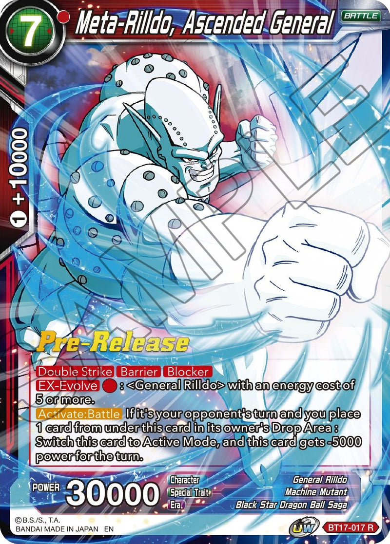 Meta-Rilldo, Ascended General (BT17-017) [Ultimate Squad Prerelease Promos]