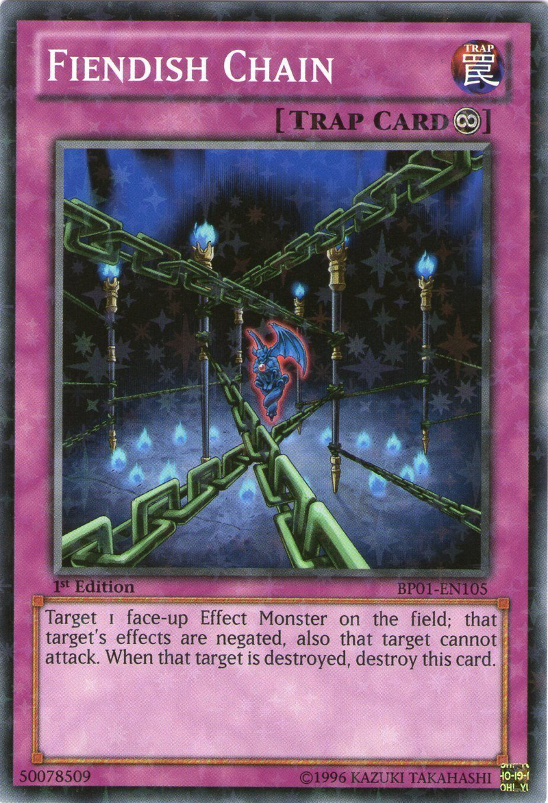 Fiendish Chain [BP01-EN105] Starfoil Rare