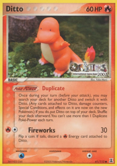 Ditto (61/113) (Origins Game Fair 2007) [EX: Delta Species]