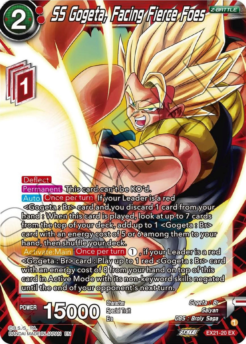 SS Gogeta, Facing Fierce Foes (EX21-20) [5th Anniversary Set]