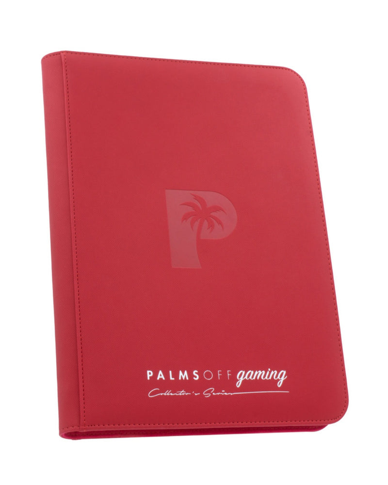 Collector's Series 9 Pocket Zip Trading Card Binder - Red