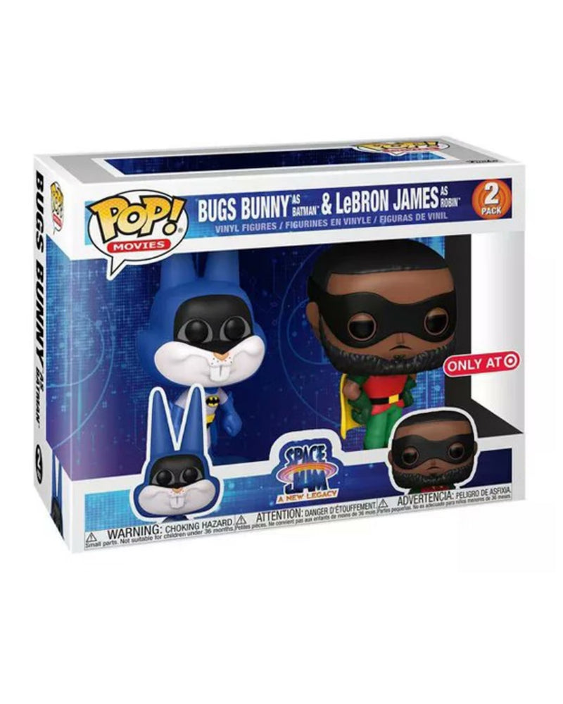 Funko Pop! Space Jam 2 - Bugs Batman & LeBron Robin Pop! 2Pk RS