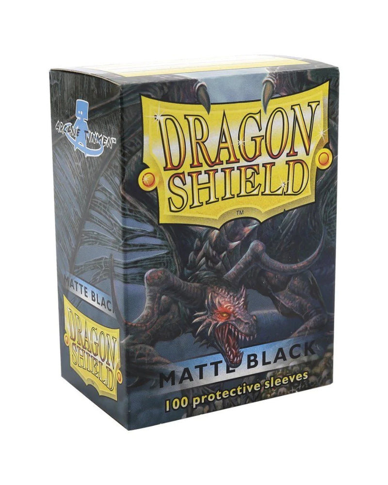 Sleeves - Dragon Shield - Box 100 - Black MATTE