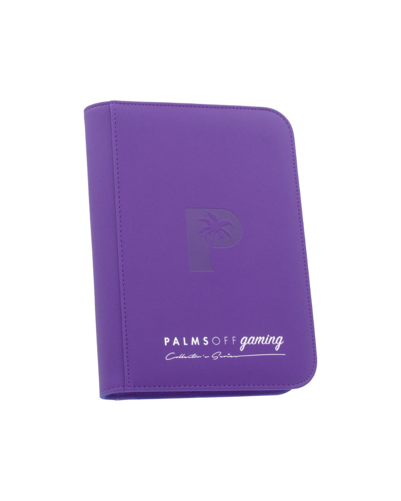 Collector's Series 4 Pocket Zip Trading card Binder - Purple