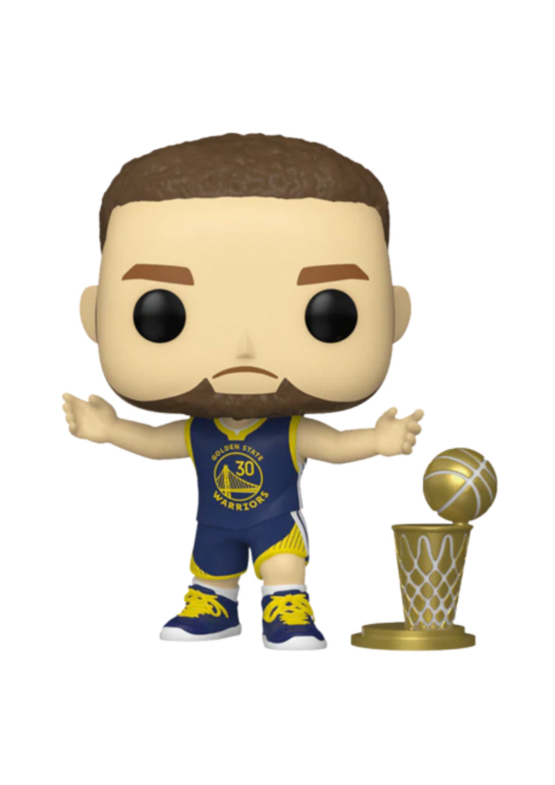 Funko Pop! NBA: Warriors - Steph Curry Champ Trophy Pop Figure