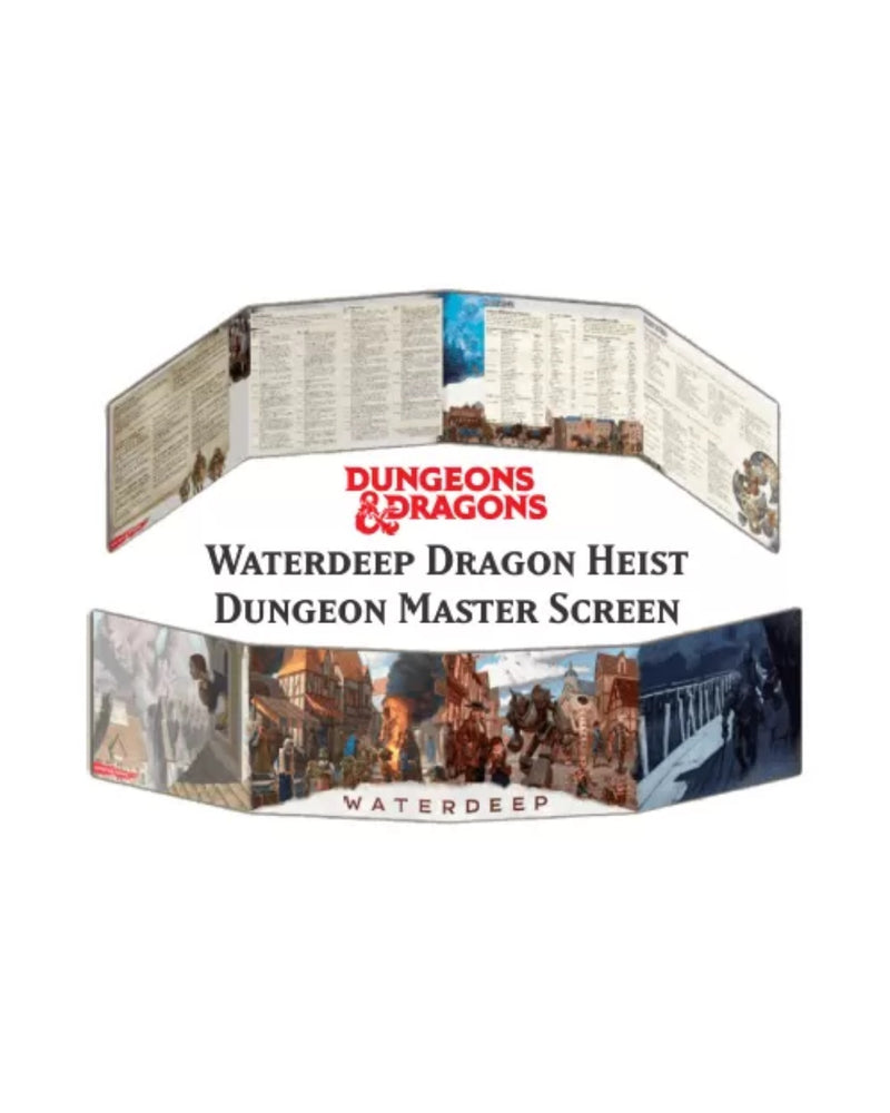 D&D Waterdeep Dragon Heist DM Screen