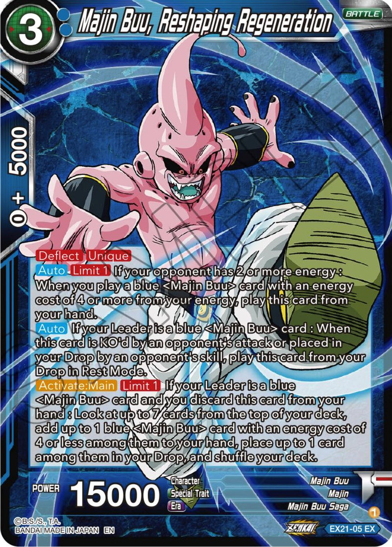 Majin Buu, Reshaping Regeneration (EX21-05) [5th Anniversary Set]